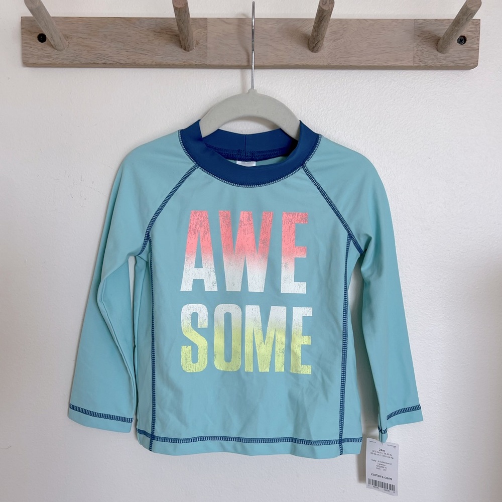 Carter's Awesome Rashguard NWT